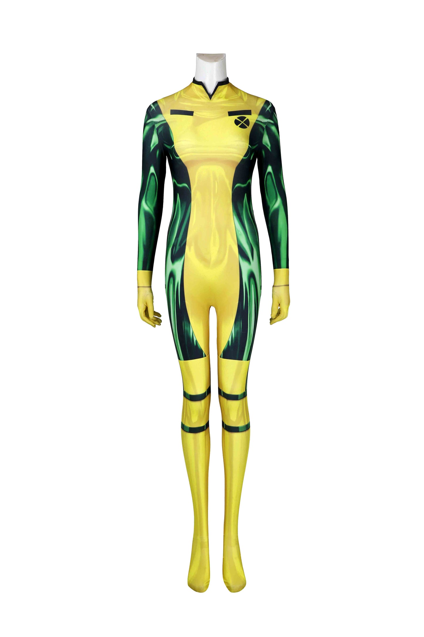 X-Men '97 Rogue Anna Marie Jumpsuit Cosplay Costume Outfit for Halloween