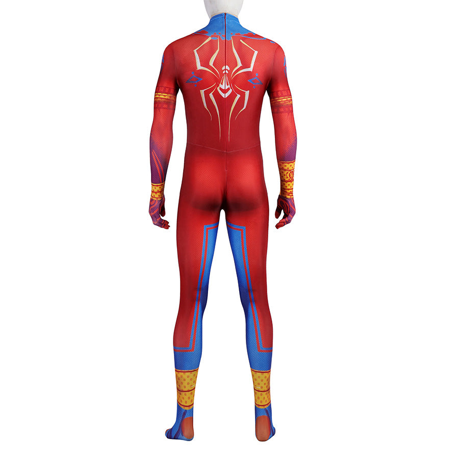 Spider-Man: Across the Spider-Verse Spider-Man India Pavitr Prabhakar Jumpsuit Cosplay Costume for Halloween