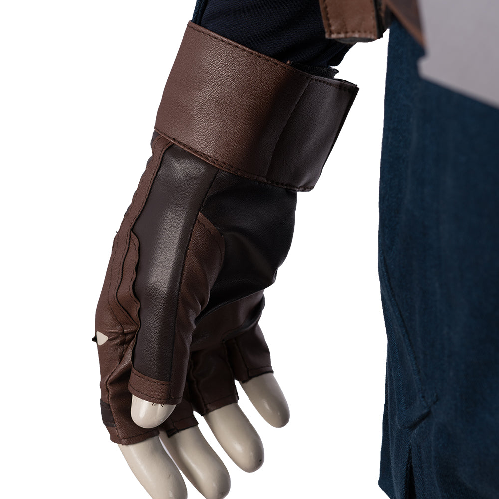 Avengers: Endgame Captain America Steven Rogers Cosplay Costume Full Set for Halloween