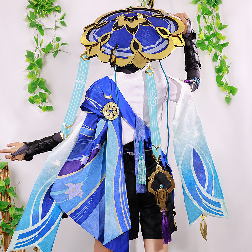 Genshin Impact Scaramouche Wanderer Cosplay Costume Outfit