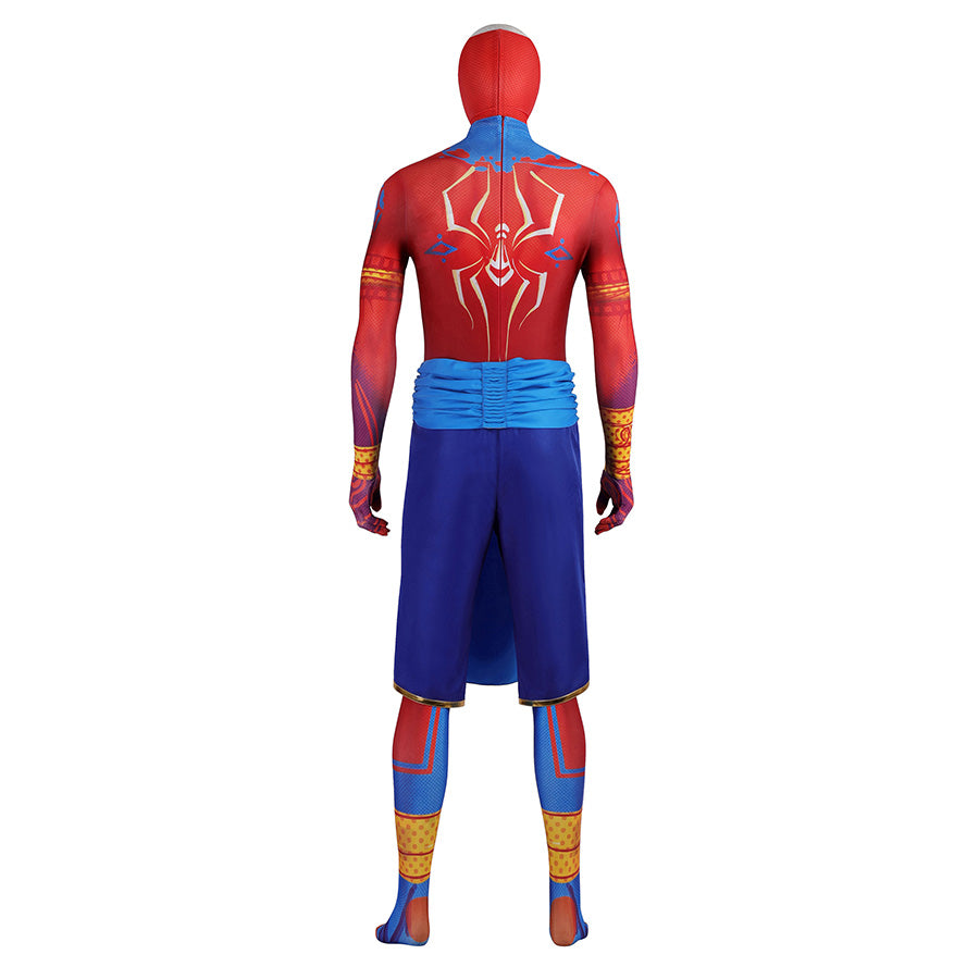 Spider-Man: Across the Spider-Verse Spider-Man India Pavitr Prabhakar Jumpsuit Cosplay Costume for Halloween