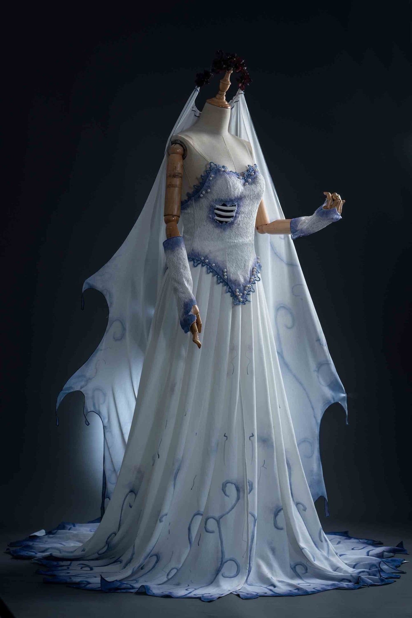 Tim Burton's Corpse Bride Cosplay Costume Suit for Halloween