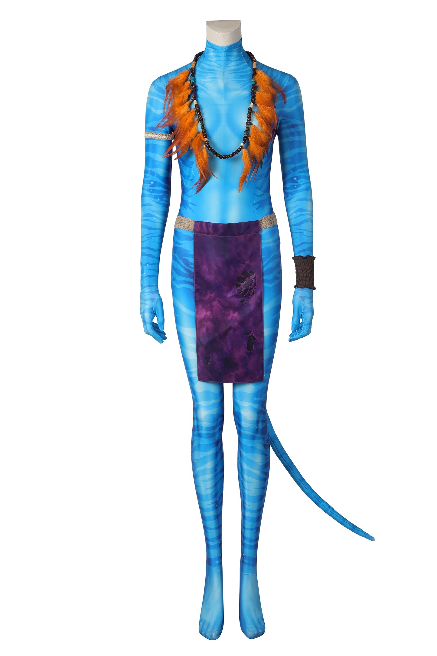 Avatar: The Way of Water Neytiri Blue Jumpsuit Cosplay Costume Suit for Halloween