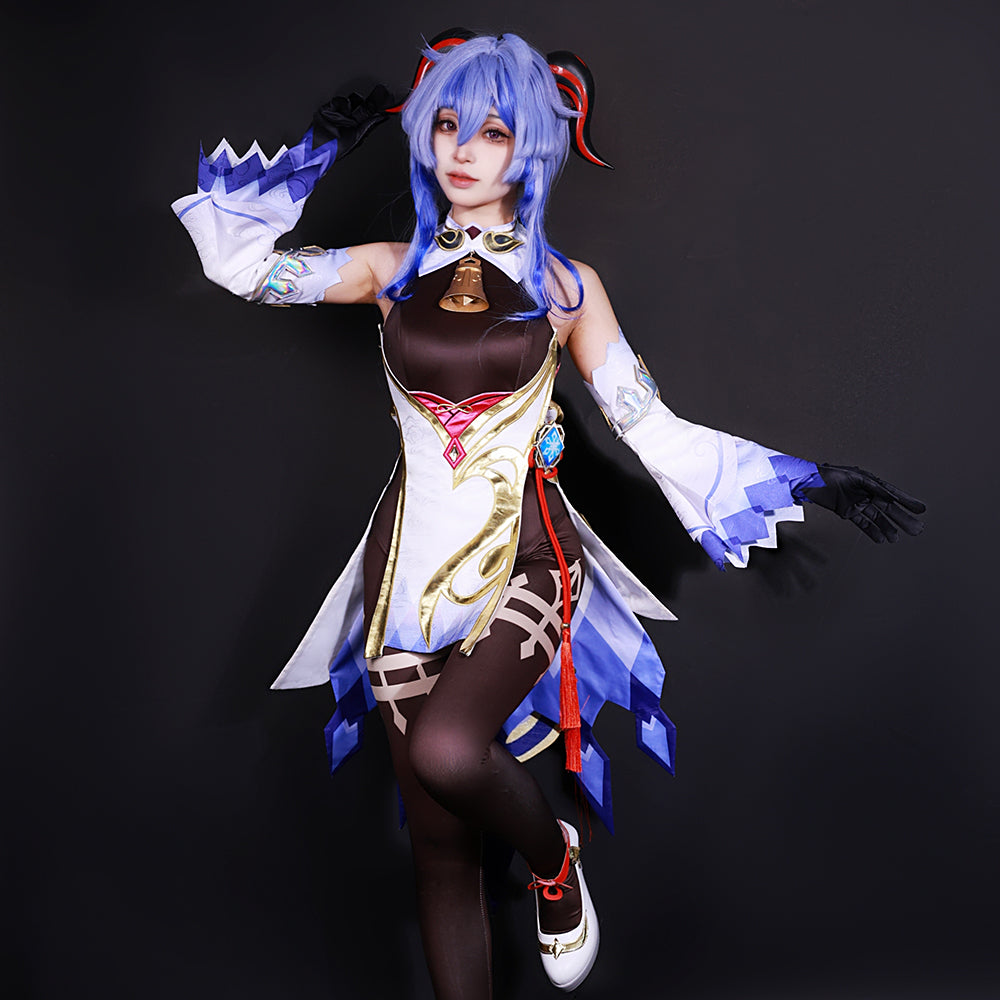 Genshin Impact Ganyu Cosplay Costume Set