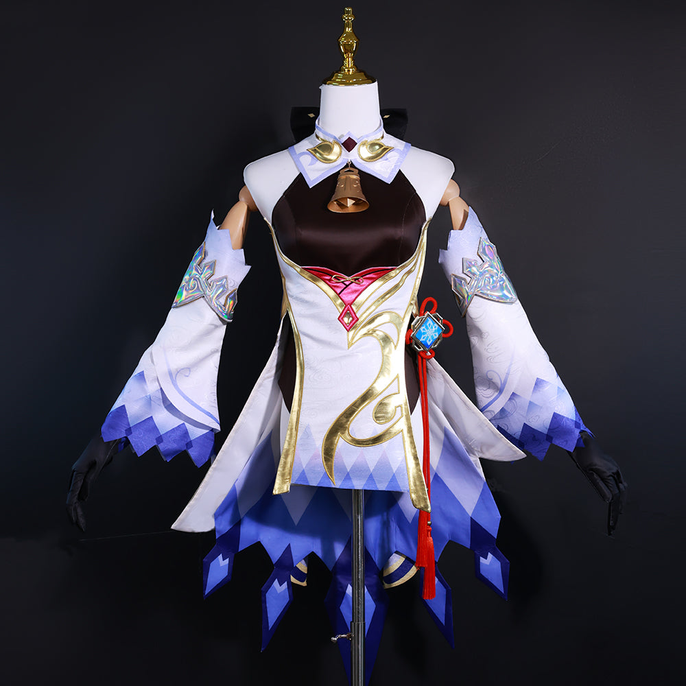 Genshin Impact Ganyu Cosplay Costume Set