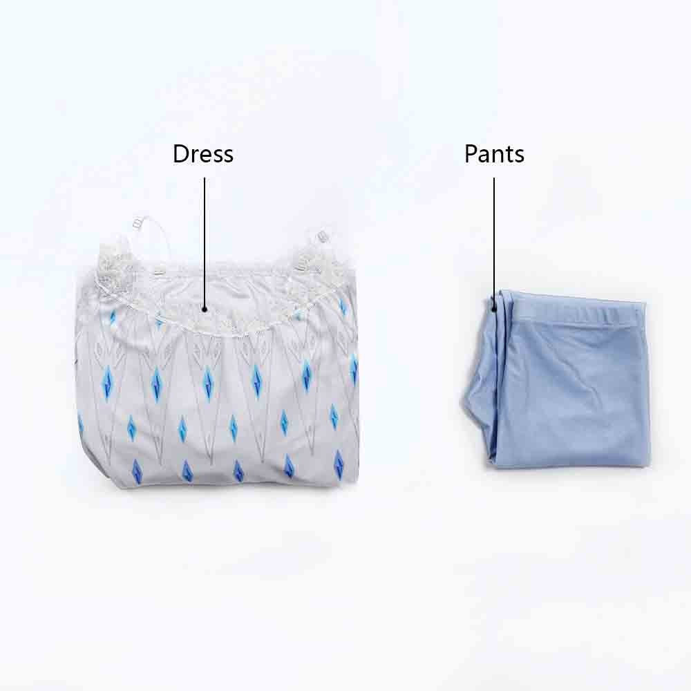 Frozen 2 Elsa Cosplay Costume Suit for Halloween