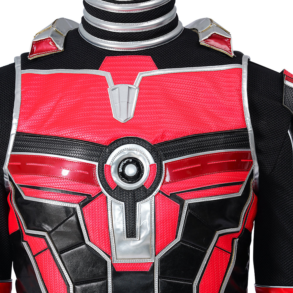 Ant-Man and the Wasp: Quantumania Ant-Man Jumpsuit Cosplay Costume Full Set for Halloween