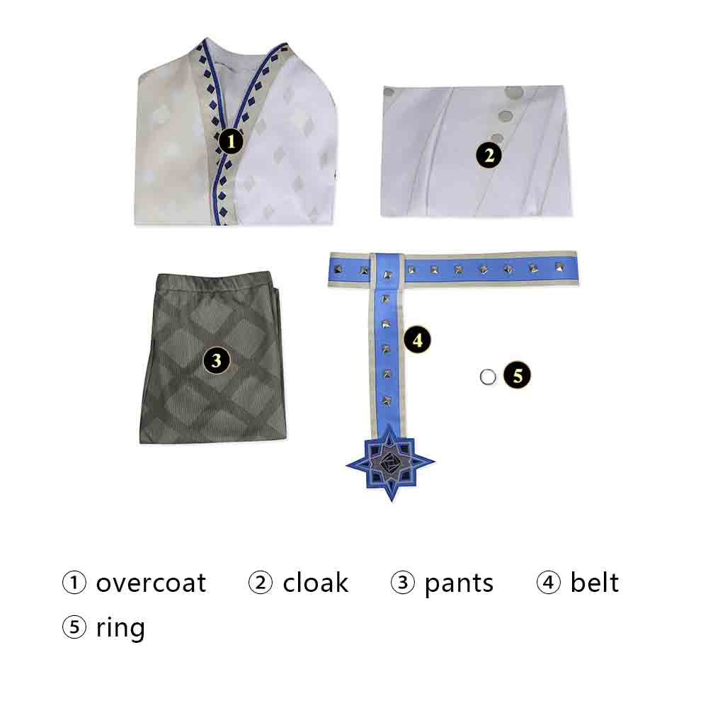 Wish King Magnifico Cosplay Costume Full Set for Halloween
