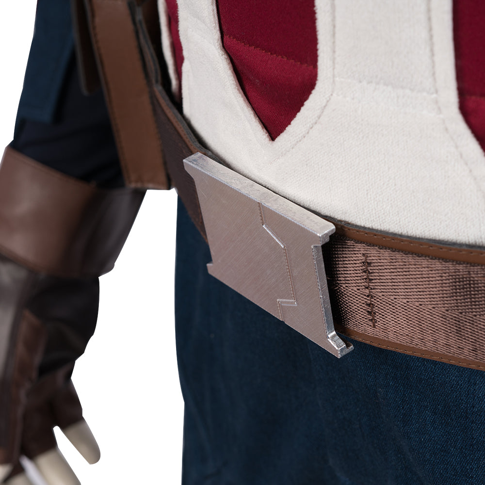 Avengers: Endgame Captain America Steven Rogers Cosplay Costume Full Set for Halloween