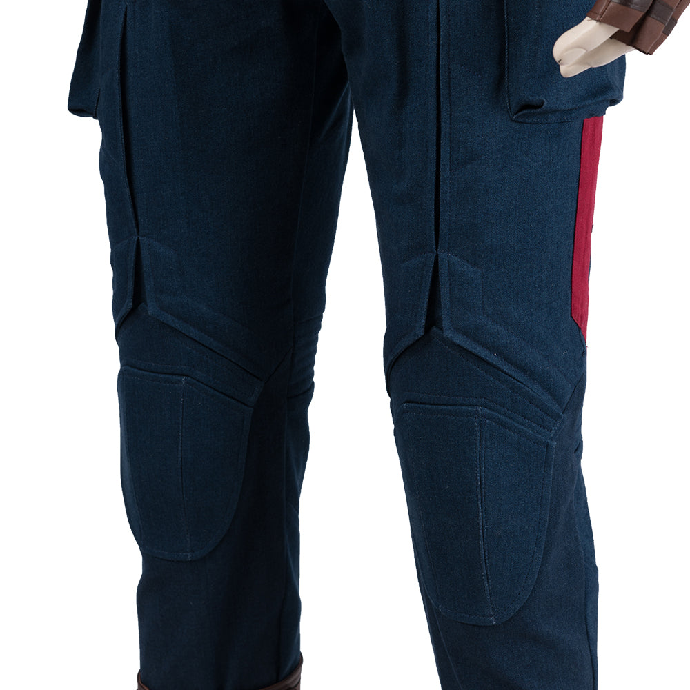 Avengers: Endgame Captain America Steven Rogers Cosplay Costume Full Set for Halloween