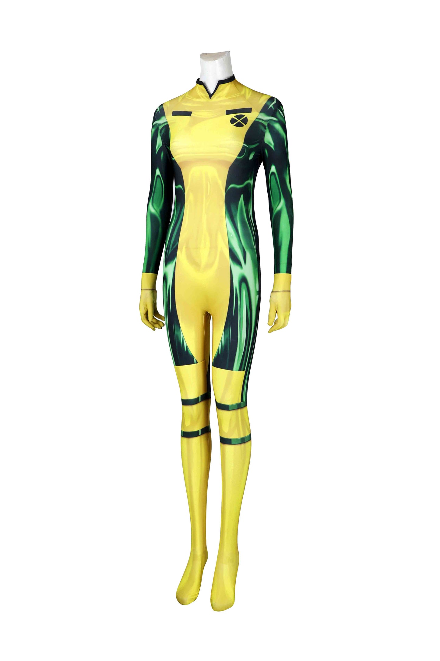 X-Men '97 Rogue Anna Marie Jumpsuit Cosplay Costume Outfit for Halloween