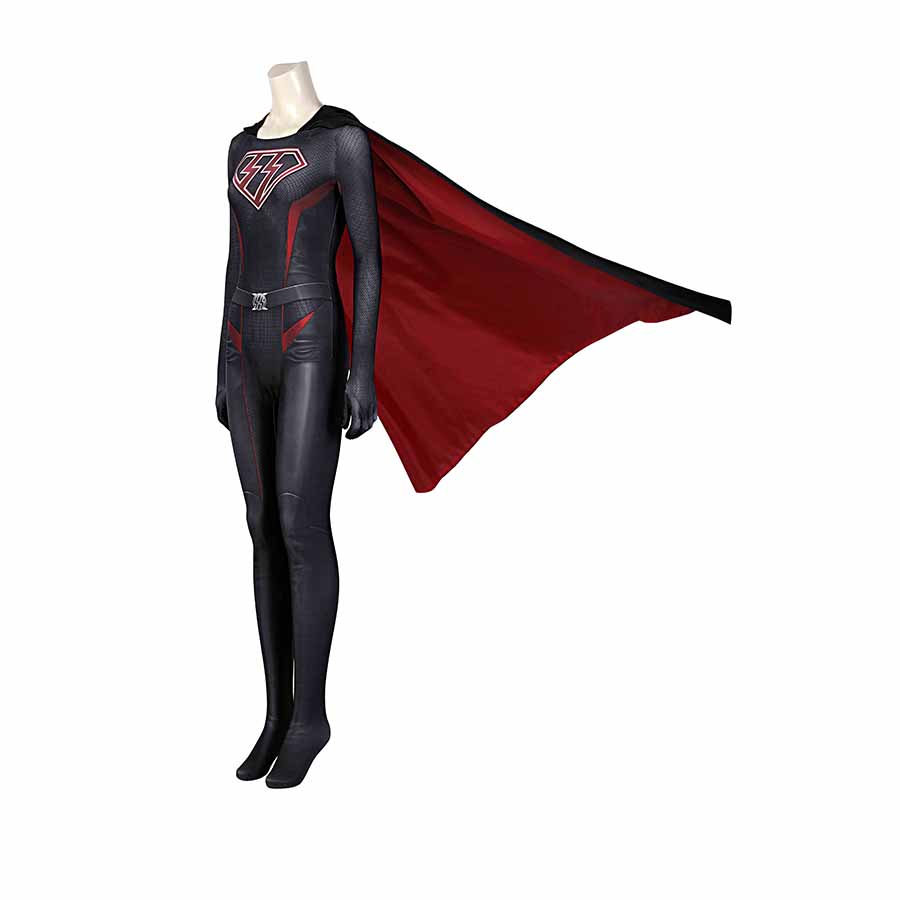 OVERGIRL Kara Zor-El Danvers Jumpsuit Cosplay Costume for Halloween