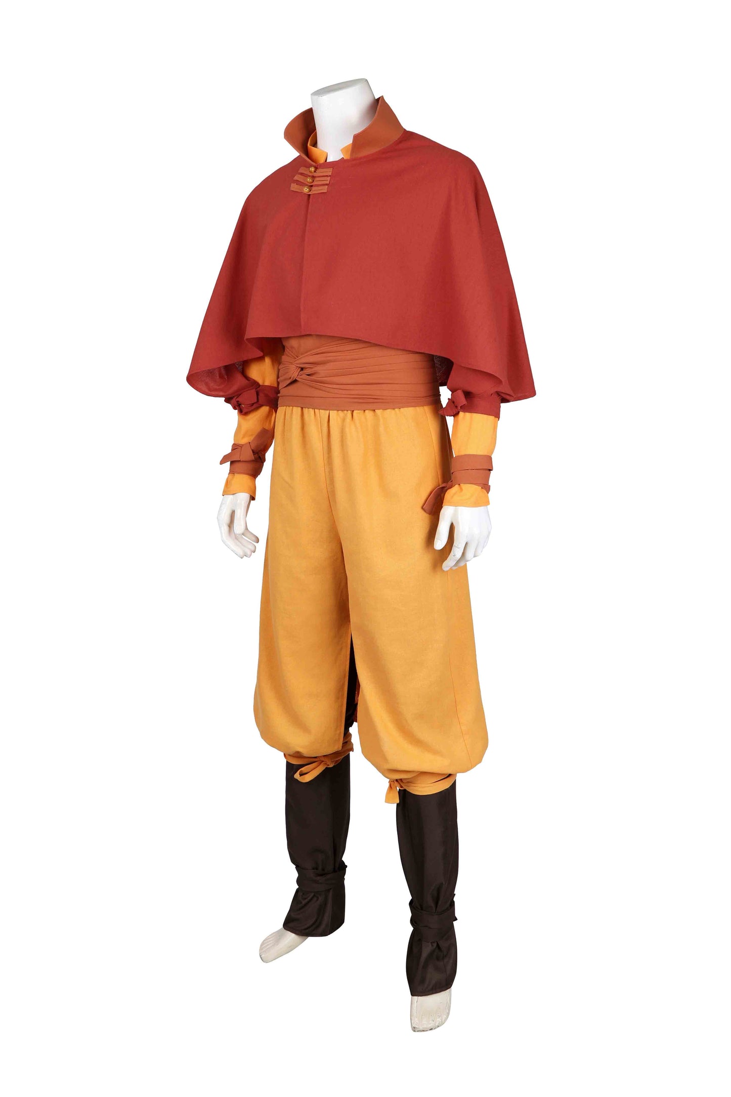 Avatar: The Last Airbender Avatar Aang Cosplay Costume Full Set for Halloween
