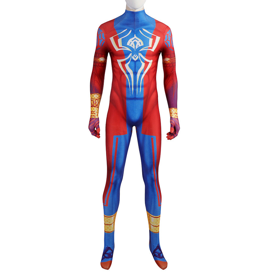Spider-Man: Across the Spider-Verse Spider-Man India Pavitr Prabhakar Jumpsuit Cosplay Costume for Halloween