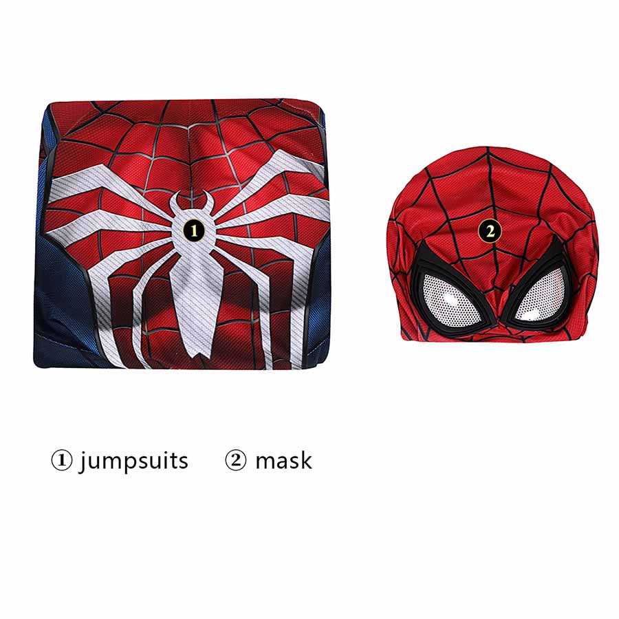 Marvel's Spider-Man PS52 Peter Parker Jumpsuit Cosplay Costume for Halloween