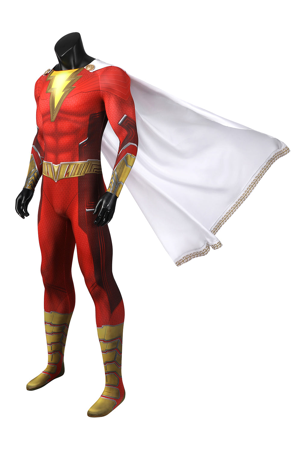 Shazam! Fury of the Gods Billy Batson Jumpsuit Cosplay Costume for Halloween