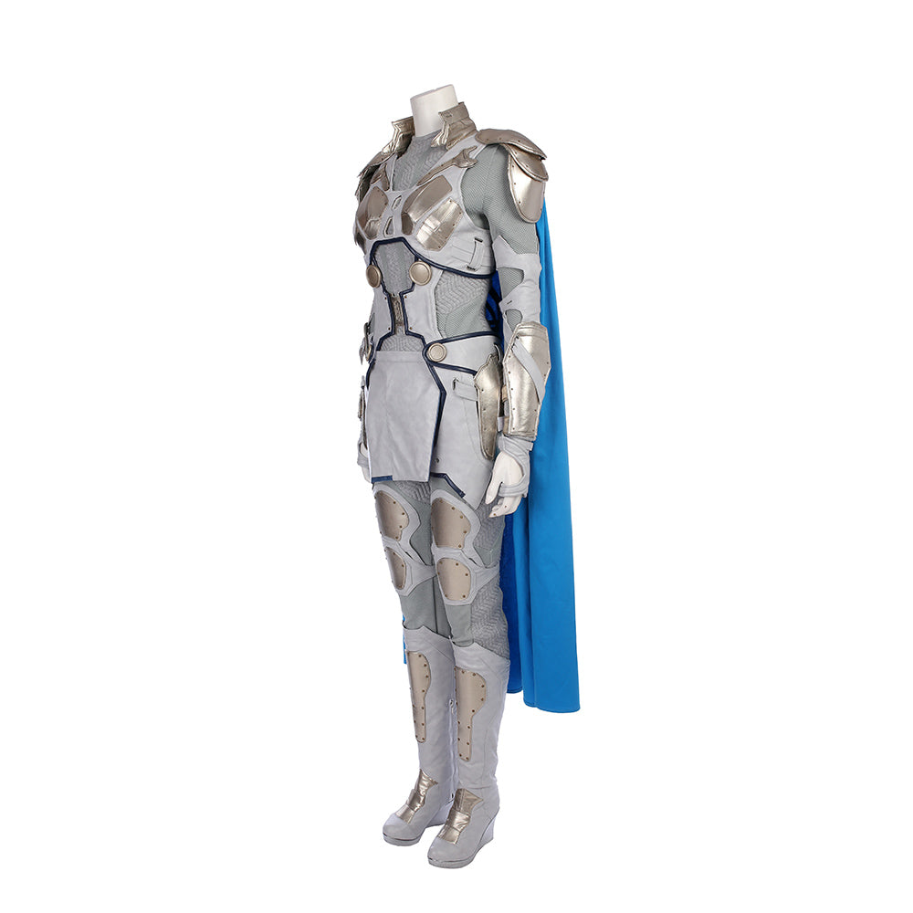 Thor: Ragnarok Valkyrie White War Armor Cosplay Costume Suit for Halloween