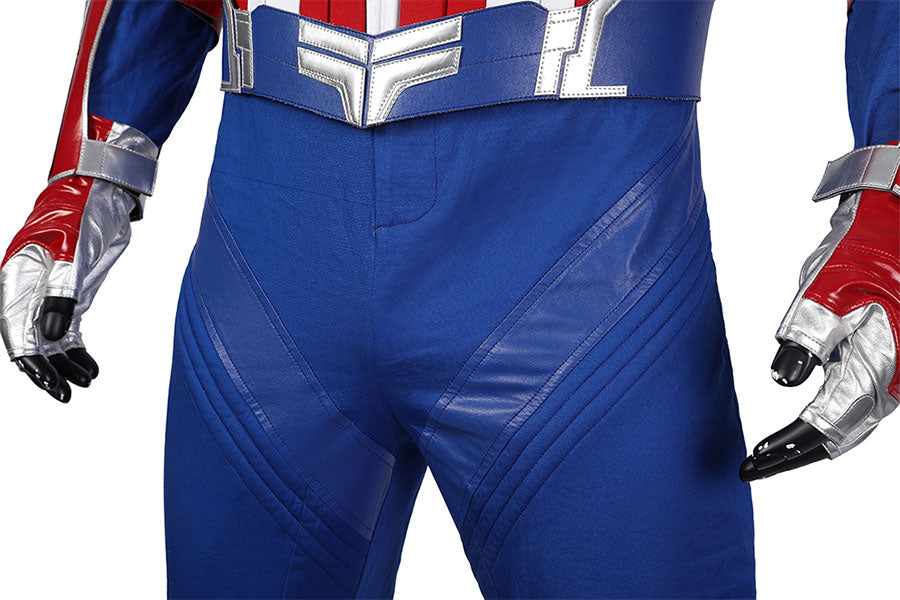 The Falcon and the Winter Soldier Captain America Sam Wilson Jumpsuit Cosplay Costume Full Set for Halloween