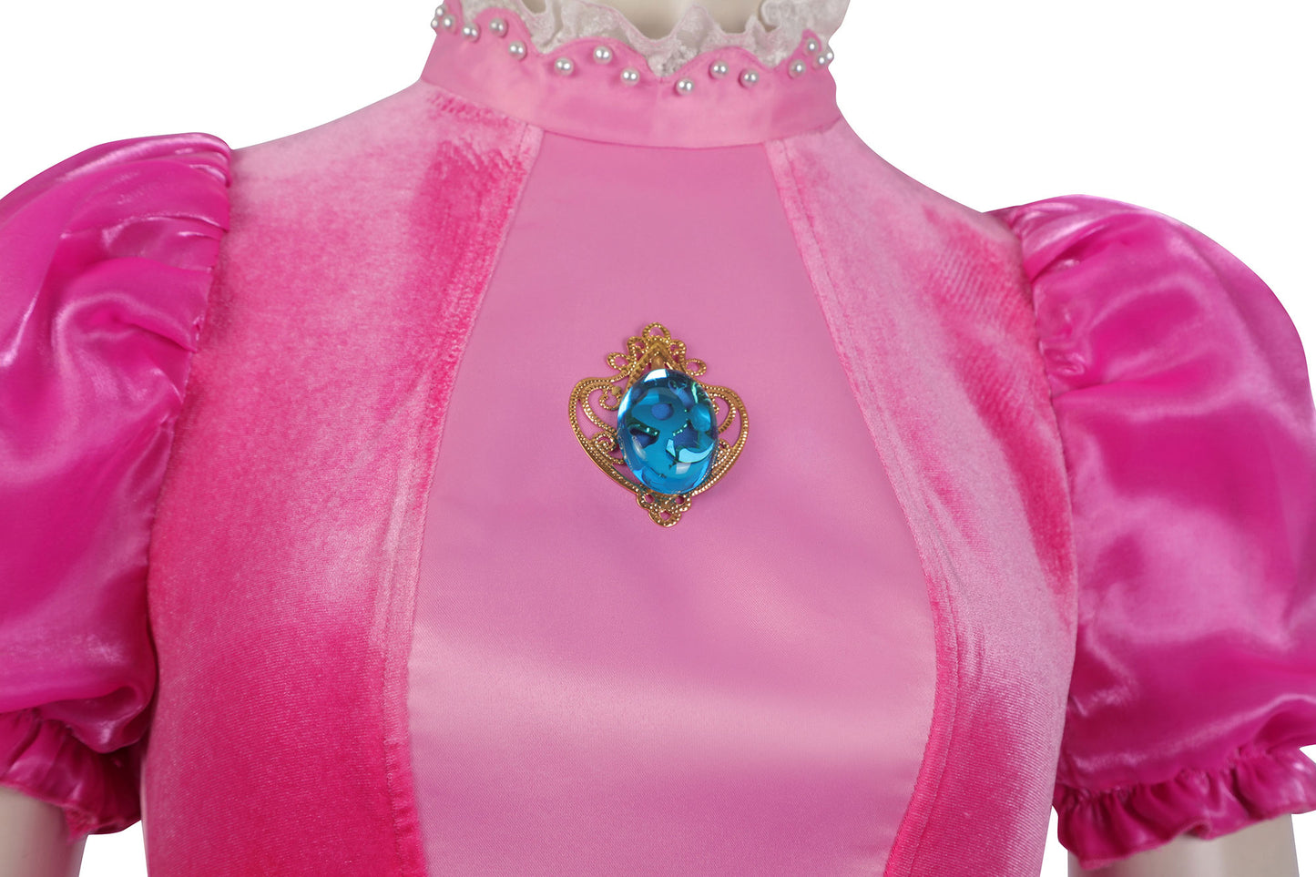 The Super Mario Bros. Movie Princess Peach Cosplay Costume Suit for Halloween