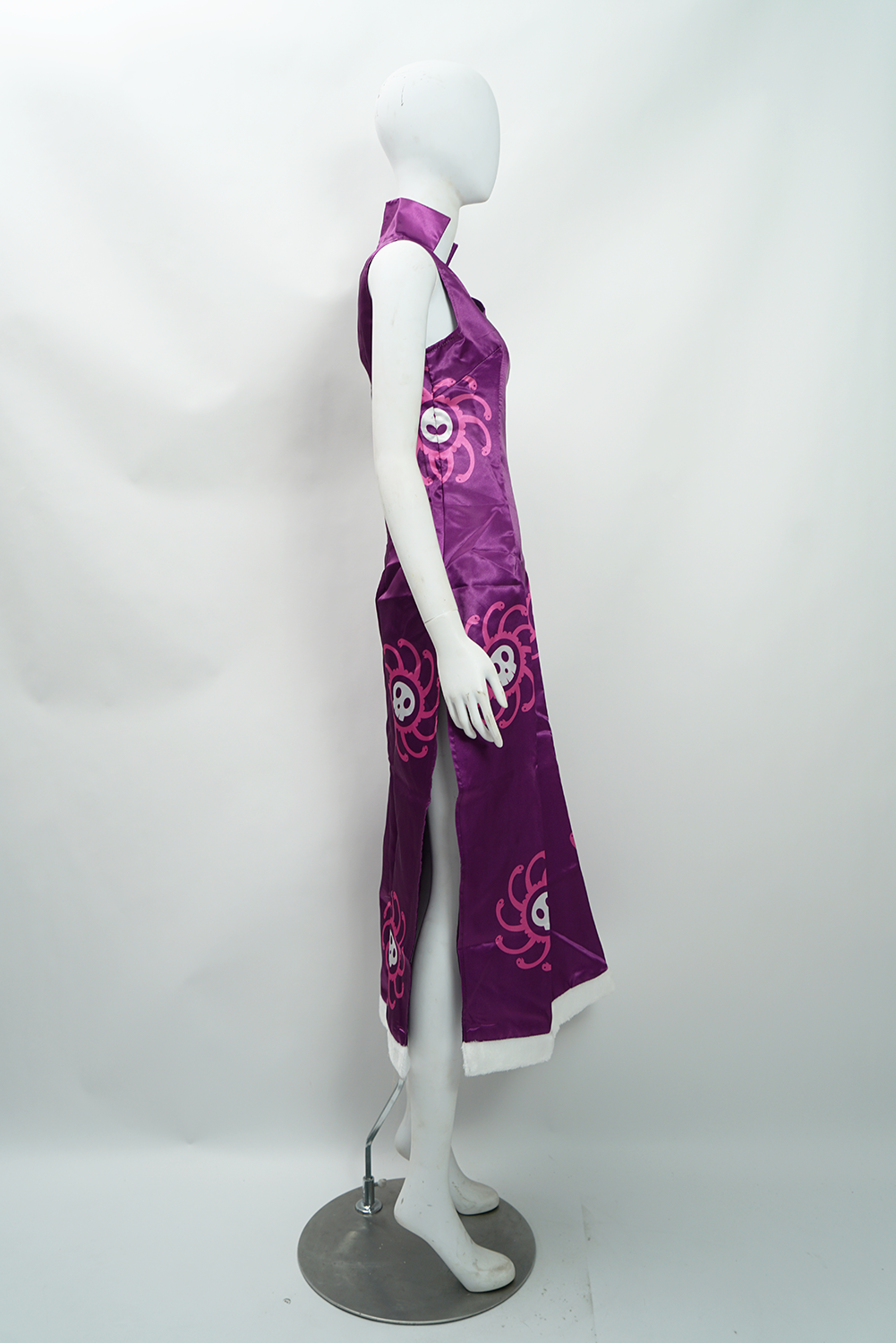Snake Princess Boa Hancock Purple Dress Cheongsam Cosplay Costume