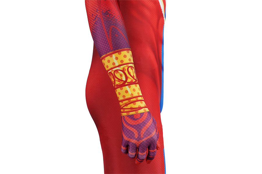 Spider-Man: Across the Spider-Verse Spider-Man India Pavitr Prabhakar Jumpsuit Cosplay Costume for Halloween
