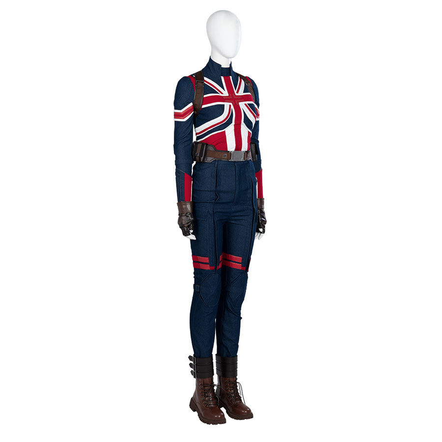 Doctor Strange in the Multiverse of Madness Captain Carter Peggy Carter Cosplay Costume Outfit for Halloween