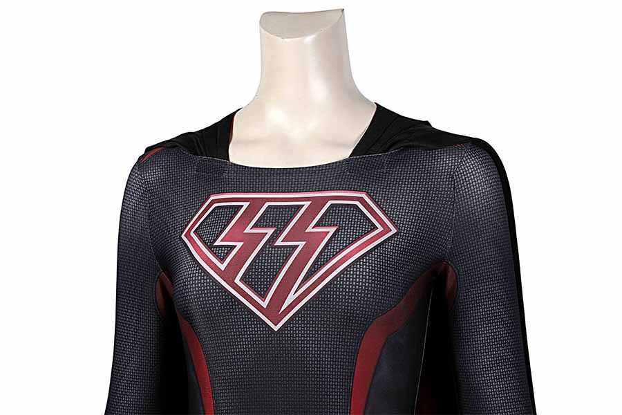 OVERGIRL Kara Zor-El Danvers Jumpsuit Cosplay Costume for Halloween