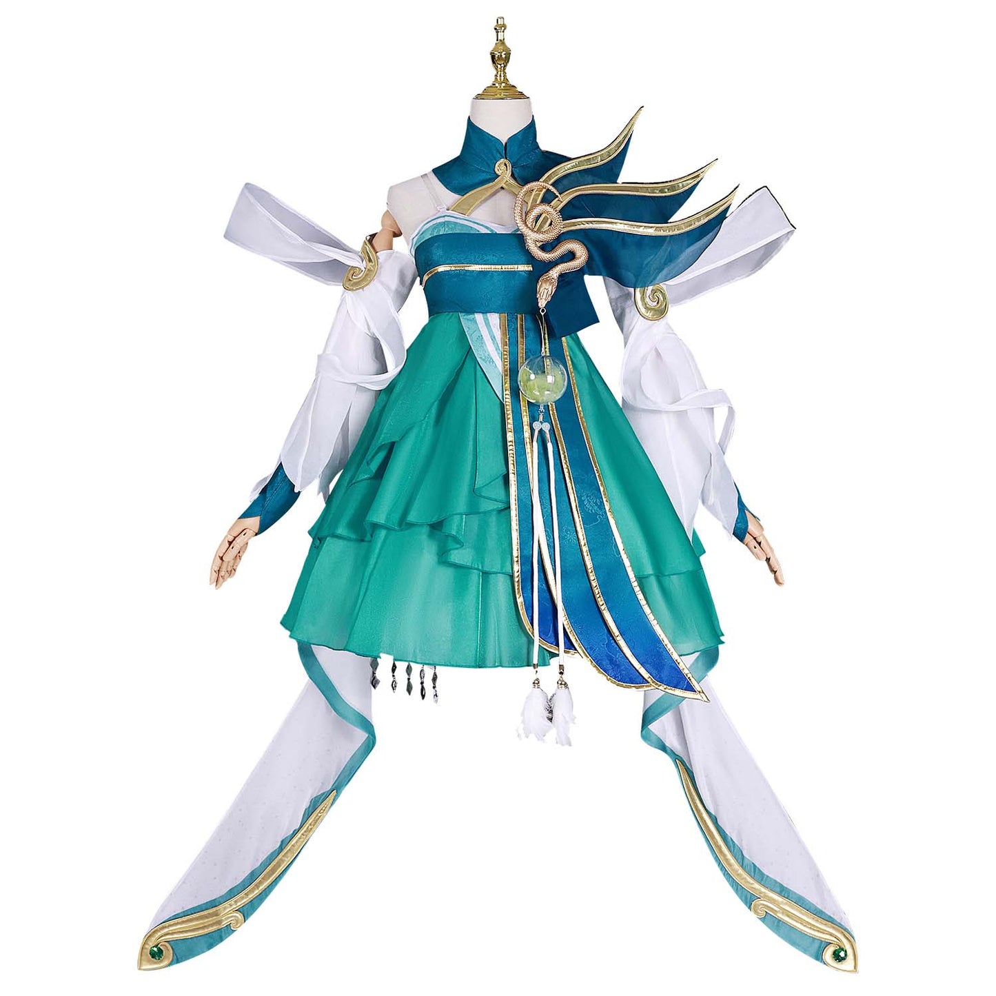 Honor of Kings Xiao Qiao Qingshe Cosplay Costume Outfit for Halloween