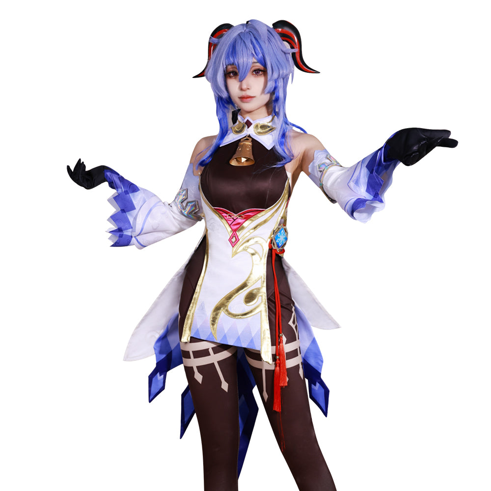 Genshin Impact Ganyu Cosplay Costume Set