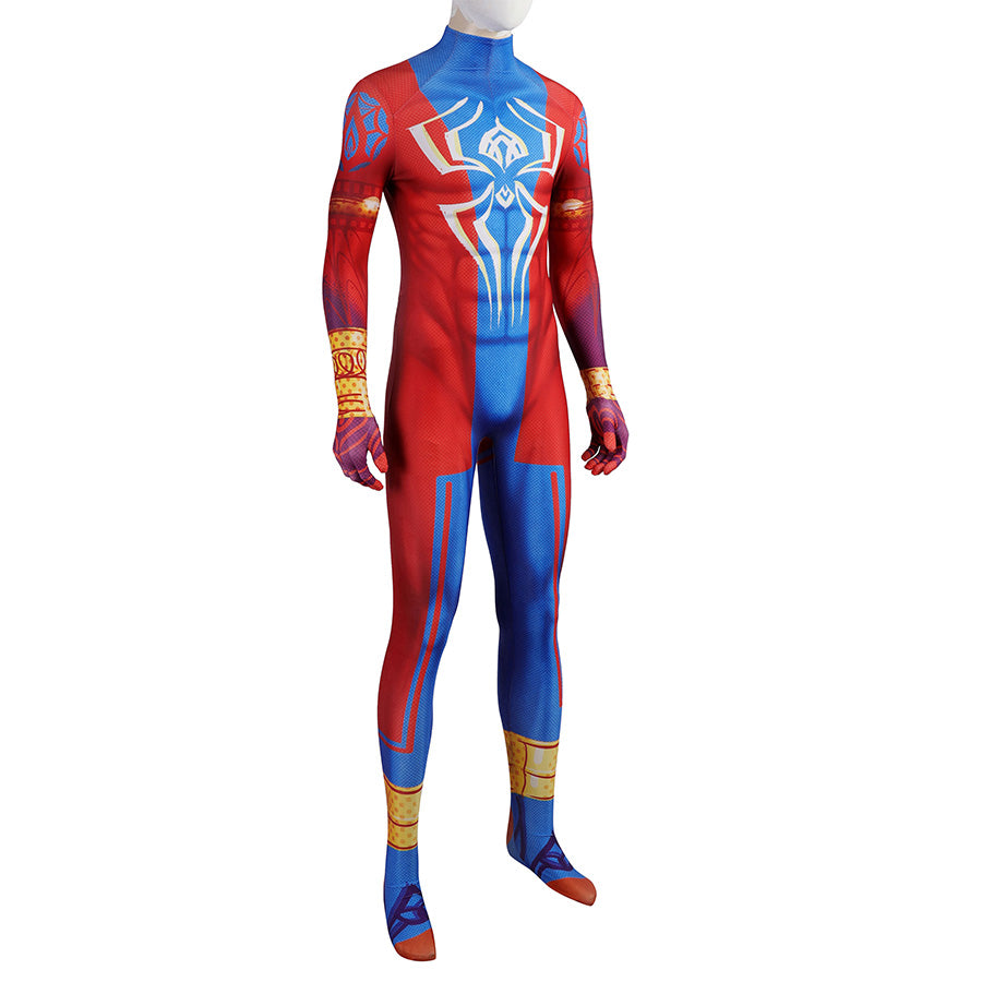 Spider-Man: Across the Spider-Verse Spider-Man India Pavitr Prabhakar Jumpsuit Cosplay Costume for Halloween