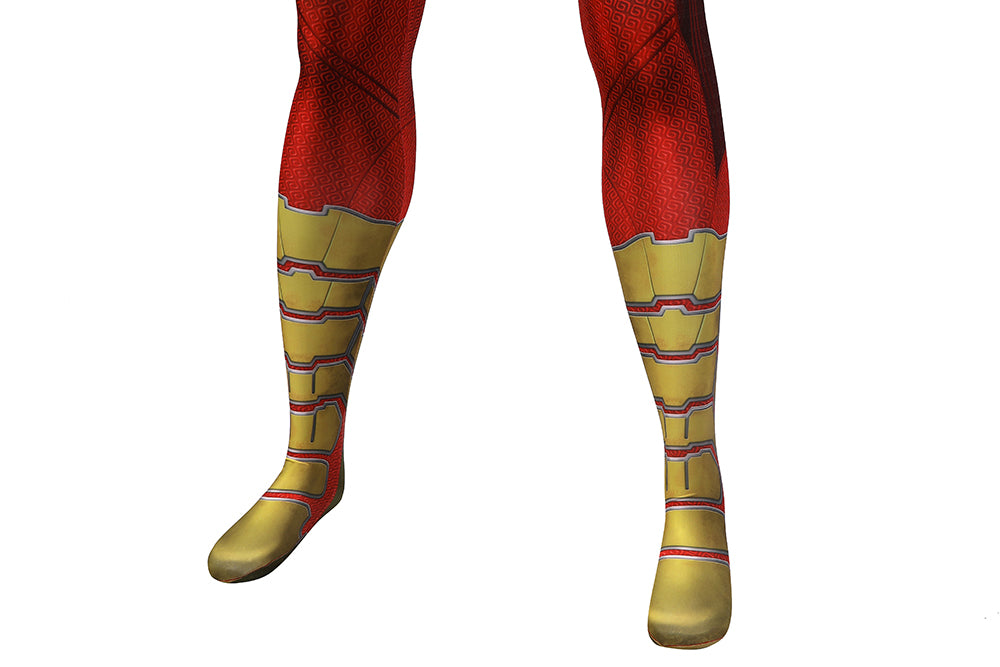 Shazam! Fury of the Gods Billy Batson Jumpsuit Cosplay Costume for Halloween