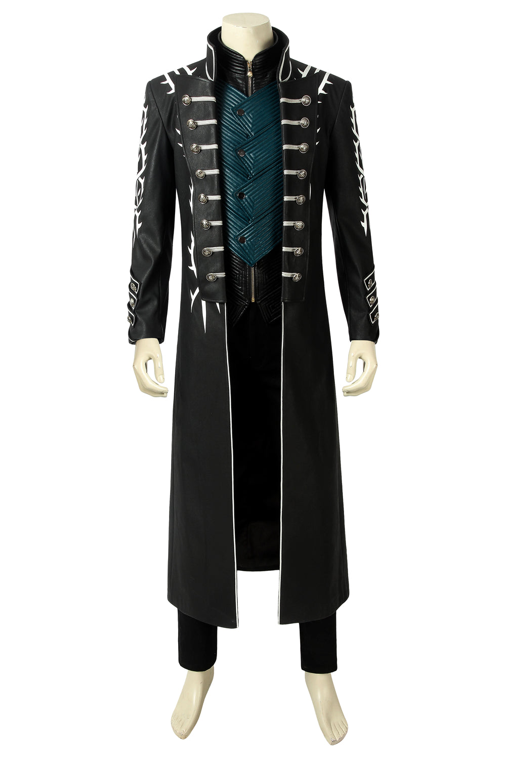 Devil May Cry 5 Vergil Cosplay Costume Suit for Halloween