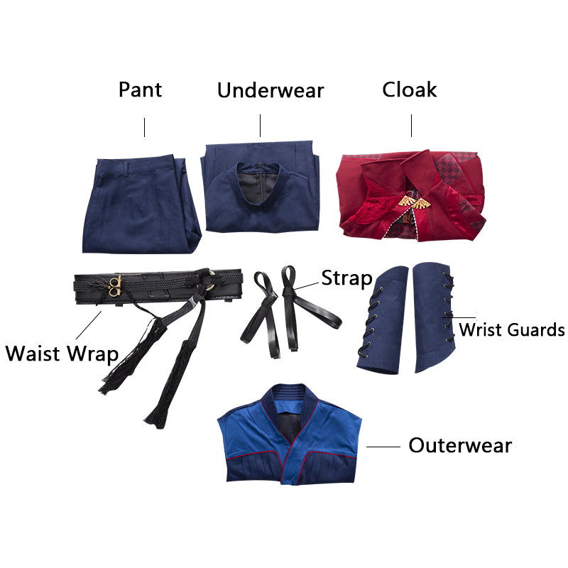 Doctor Strange in the Multiverse of Madness Stephen Strange Cosplay Costume Suit for Halloween