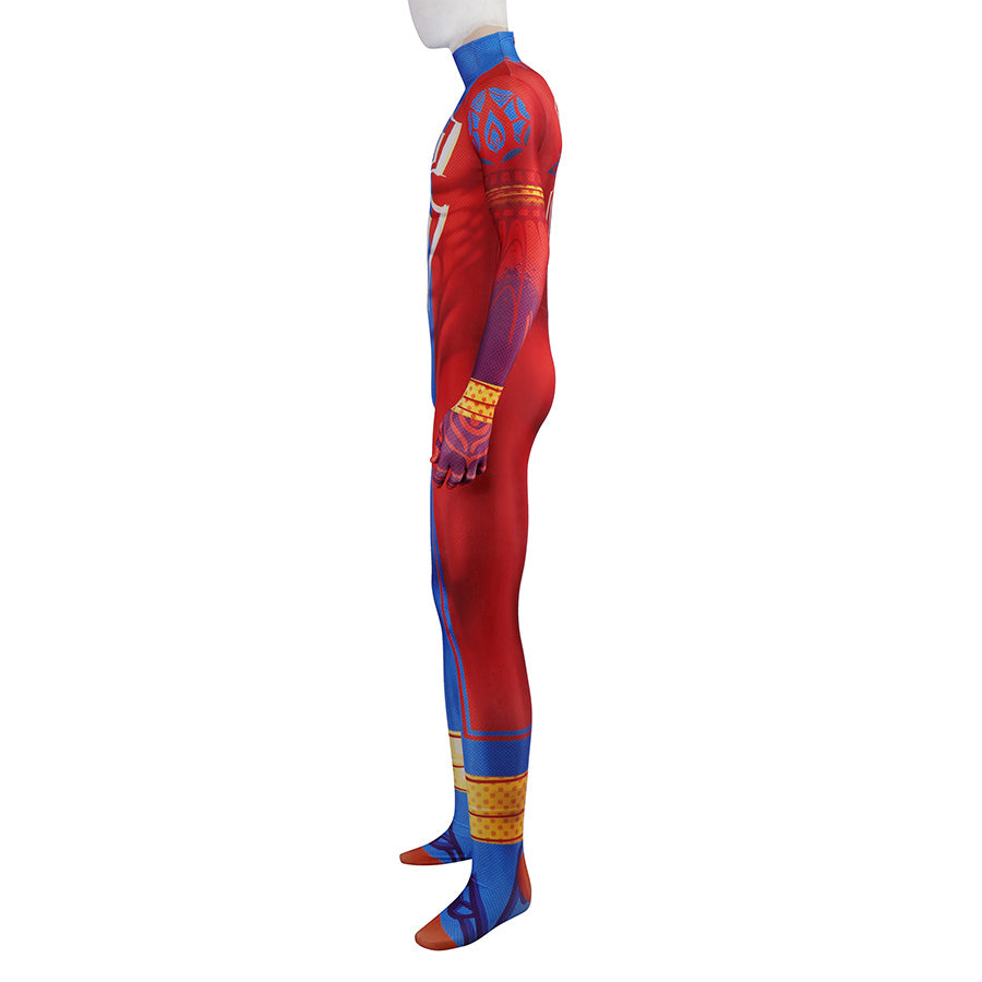 Spider-Man: Across the Spider-Verse Spider-Man India Pavitr Prabhakar Jumpsuit Cosplay Costume for Halloween