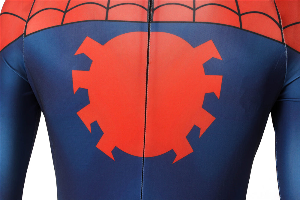 Ultimate Spider-Man Season 1 Peter Parker Jumpsuit Cosplay Costume for Halloween