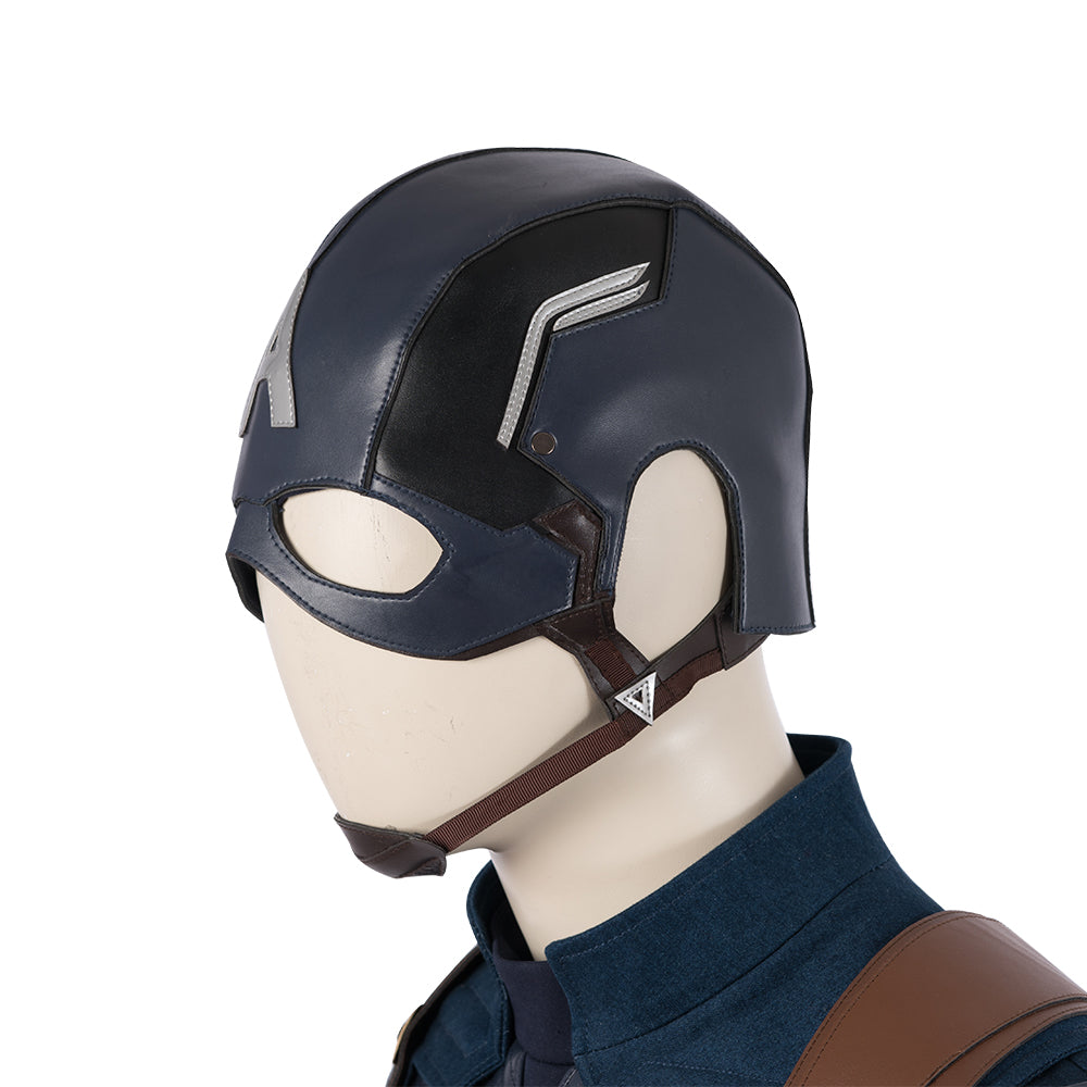 Avengers: Endgame Captain America Steven Rogers Cosplay Costume Full Set for Halloween