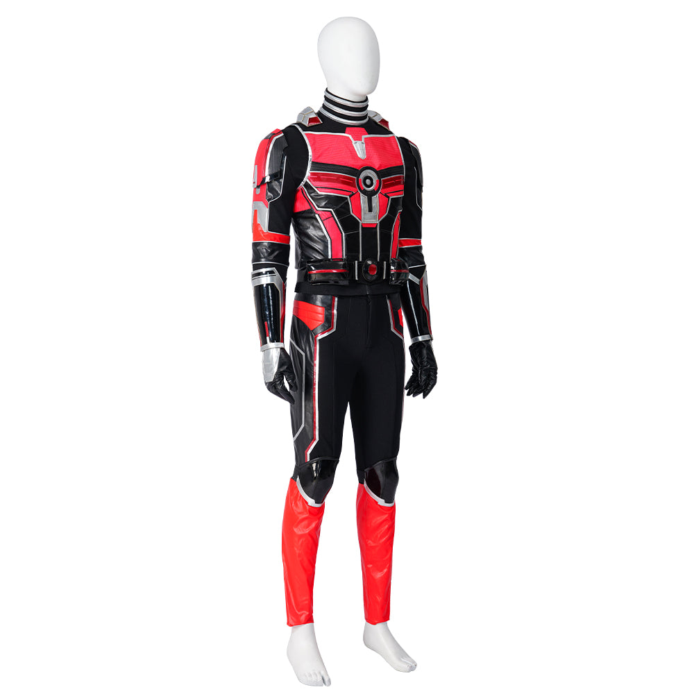 Ant-Man and the Wasp: Quantumania Ant-Man Jumpsuit Cosplay Costume Full Set for Halloween