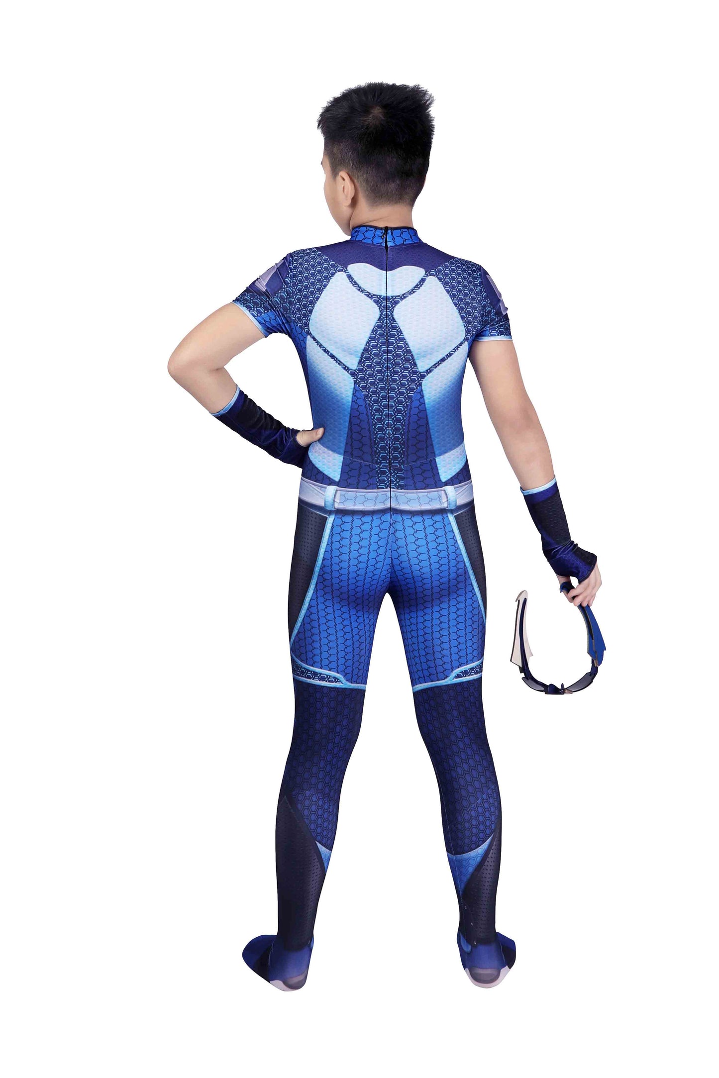 The Boys Season 3 A-Train Kid Jumpsuit Cosplay Costume Outfit for Halloween