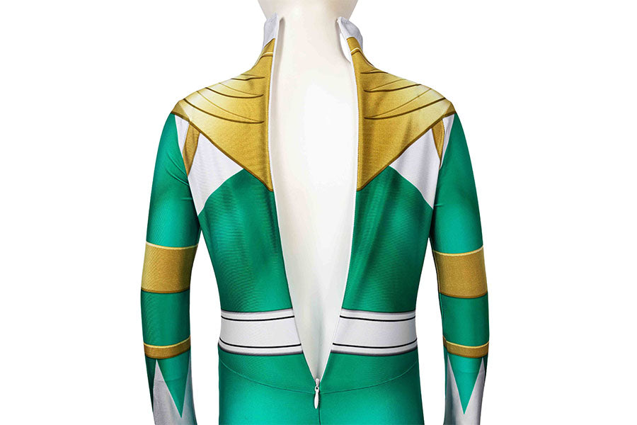 Mighty Morphin Power Rangers Yamato Tribe Knight Burai Dragon Ranger Green Ranger Cosplay Costume for Halloween