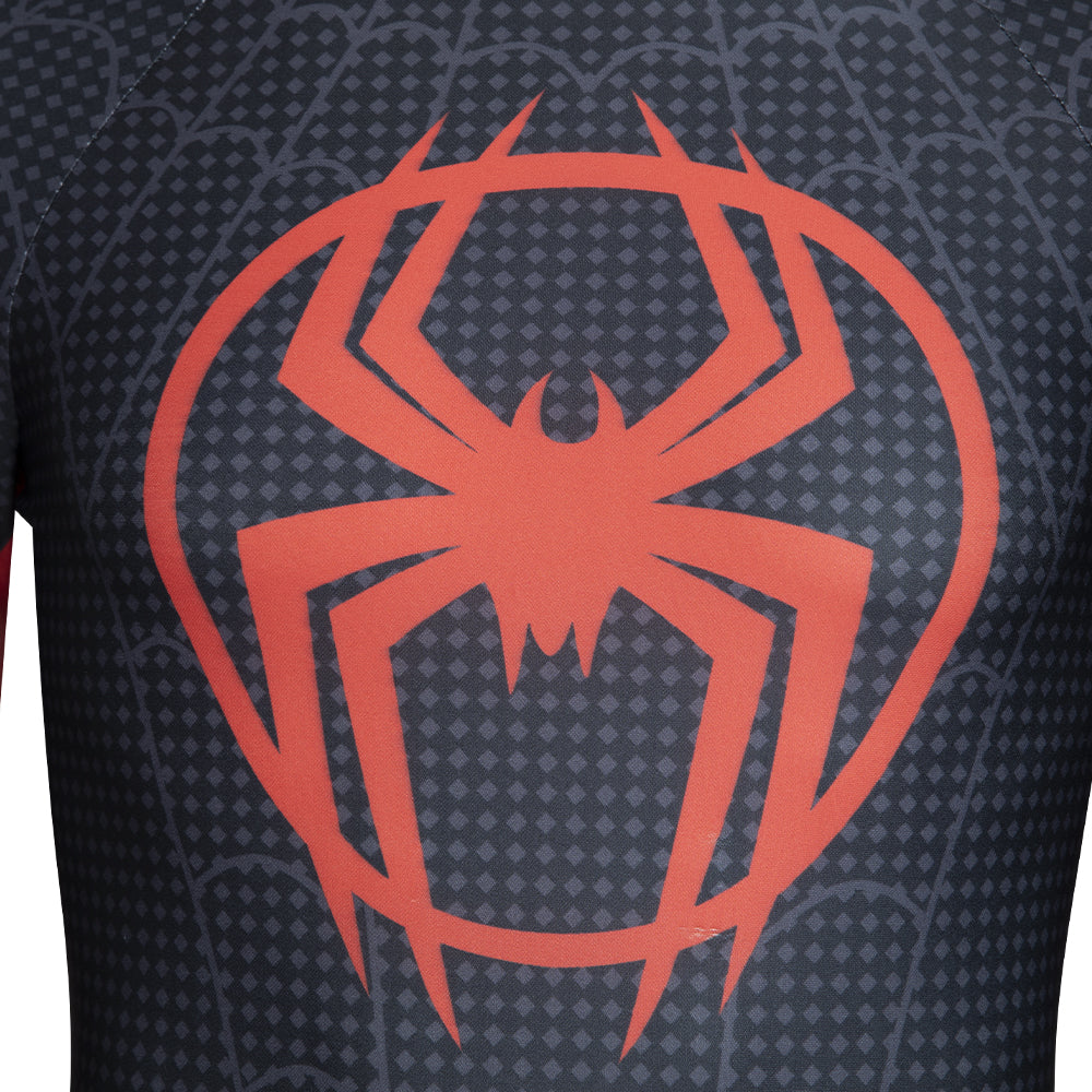 Spider-Man: Across the Spider-Verse Miles Morales Cosplay Costume Outfit for Halloween