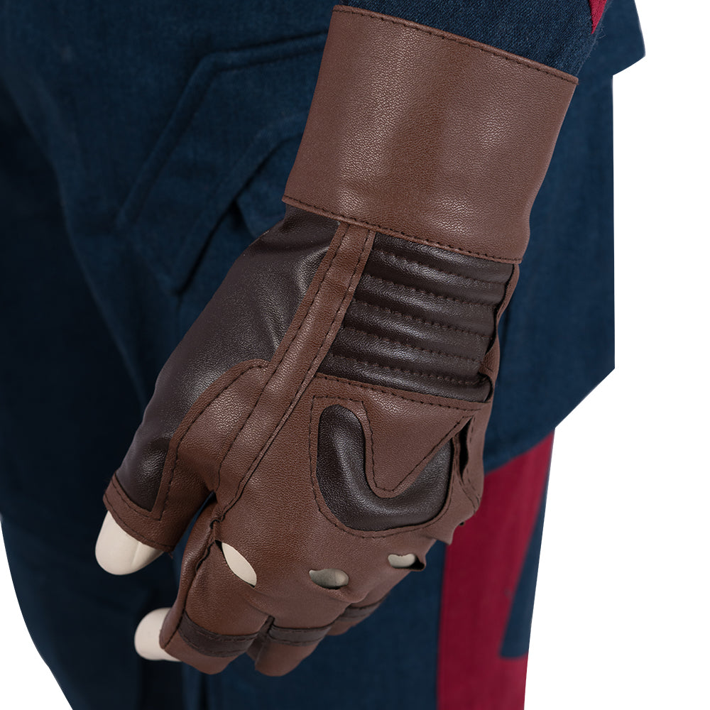 Avengers: Endgame Captain America Steven Rogers Cosplay Costume Full Set for Halloween