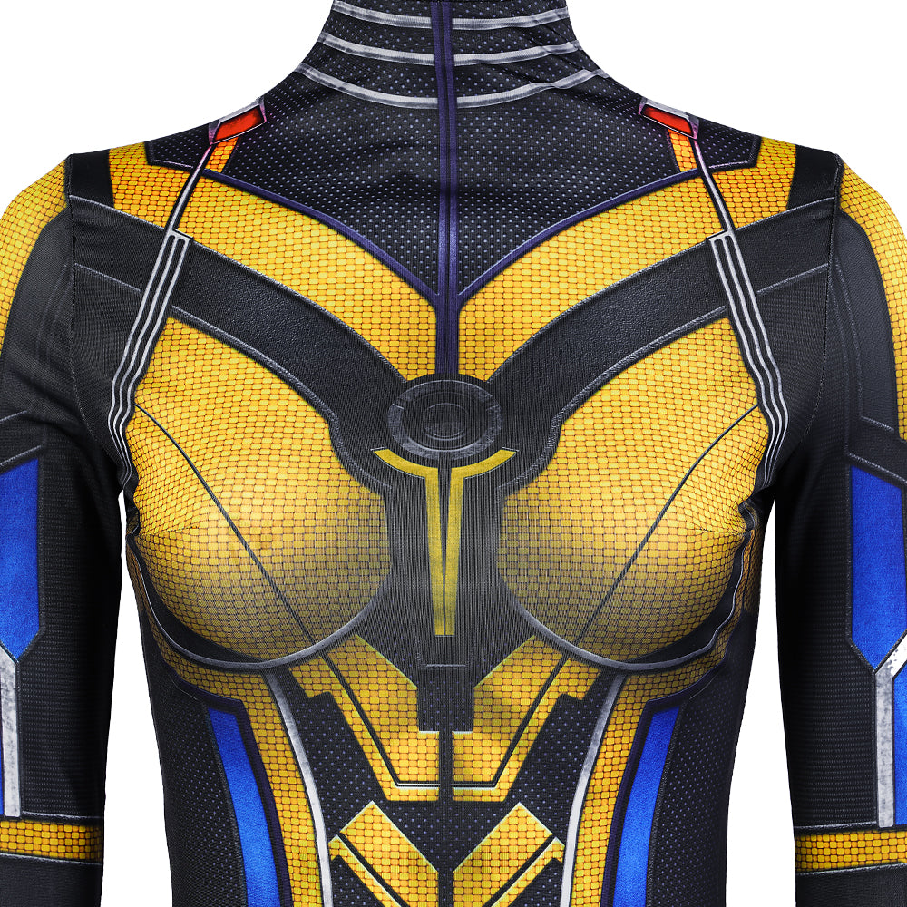 Ant-Man and the Wasp: Quantumania Hope van Dyne Wasp Jumpsuit Cosplay Costume for Halloween