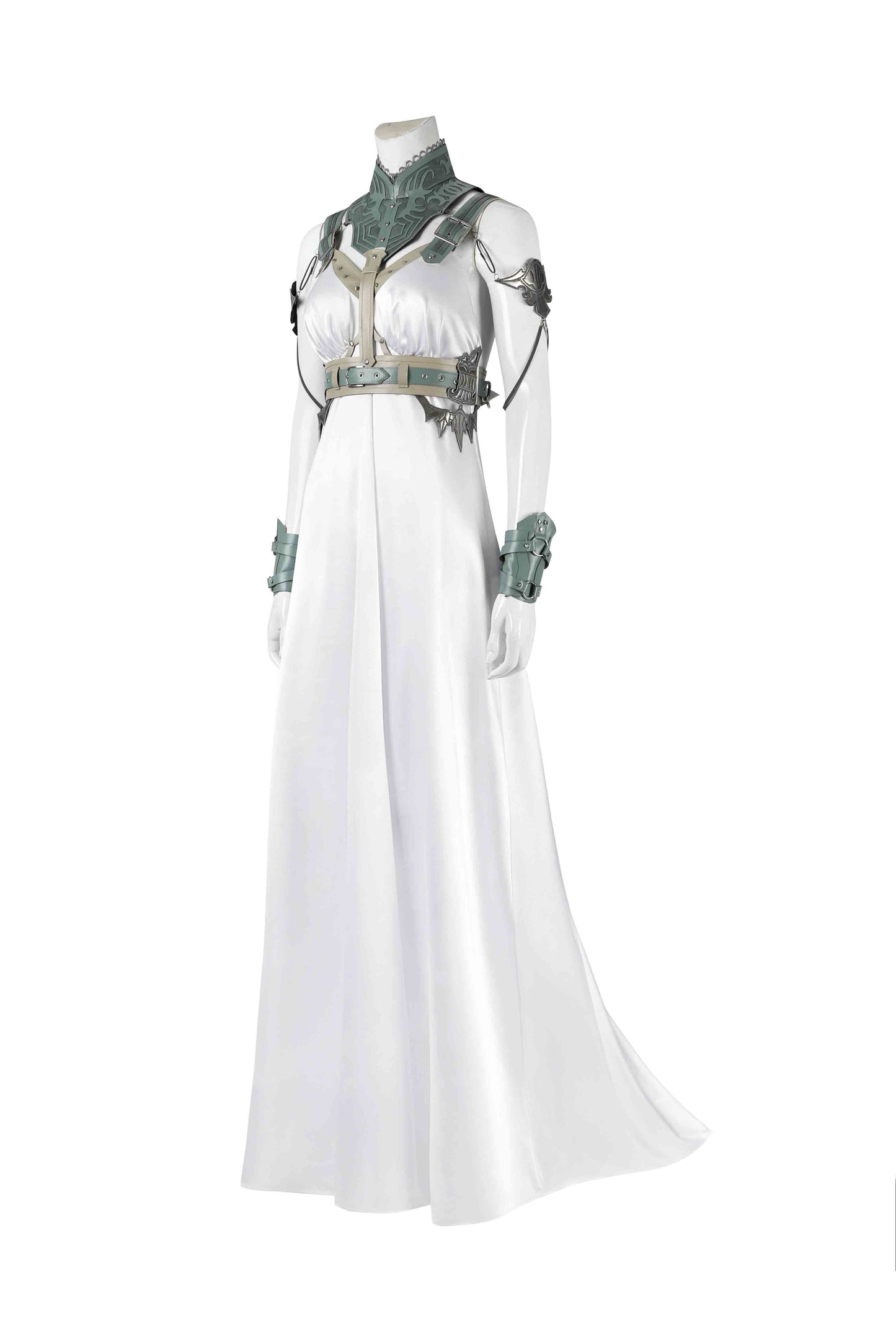Final Fantasy VII Rebirth Aerith Gold Saucer Dance Fancy Dress Cosplay Costume Outfit for Halloween