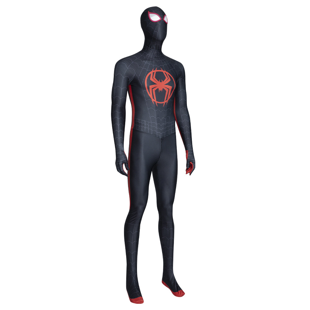 Spider-Man: Across the Spider-Verse Miles Morales Cosplay Costume Outfit for Halloween