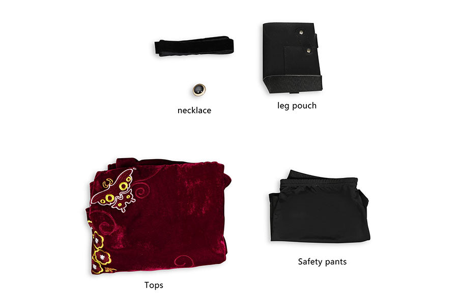 Resident Evil 4 Ada Wong Cosplay Costume Full Set for Halloween