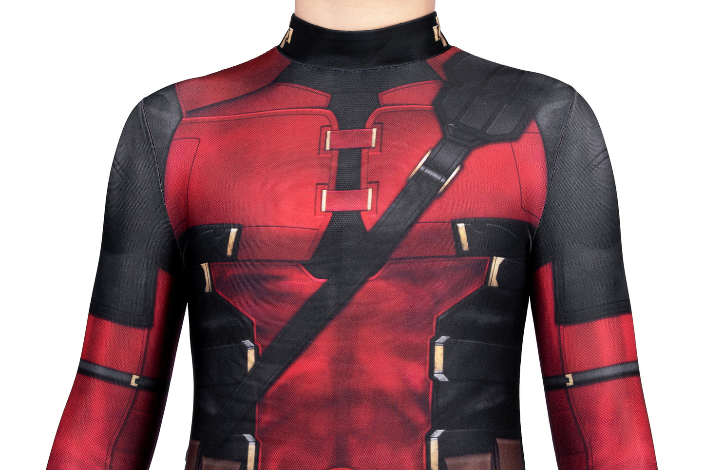 Deadpool 3 Wade Wilson Kid Jumpsuit Cosplay Costume for Halloween