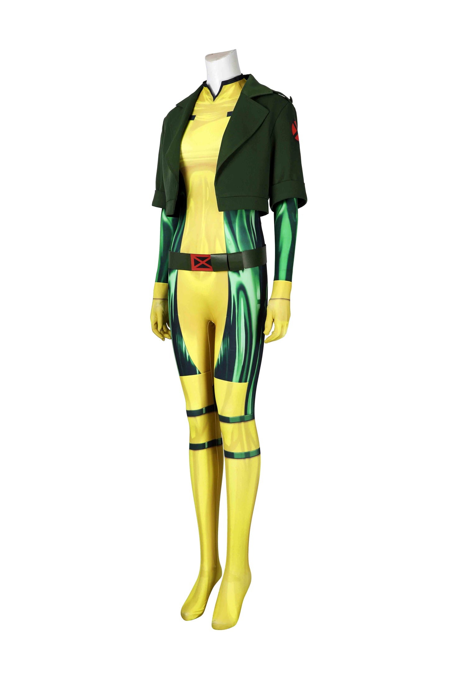 X-Men '97 Rogue Anna Marie Jumpsuit Cosplay Costume Outfit for Halloween