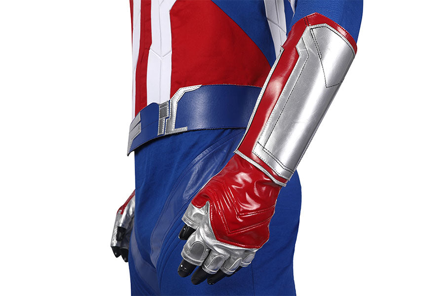 The Falcon and the Winter Soldier Captain America Sam Wilson Jumpsuit Cosplay Costume Full Set for Halloween