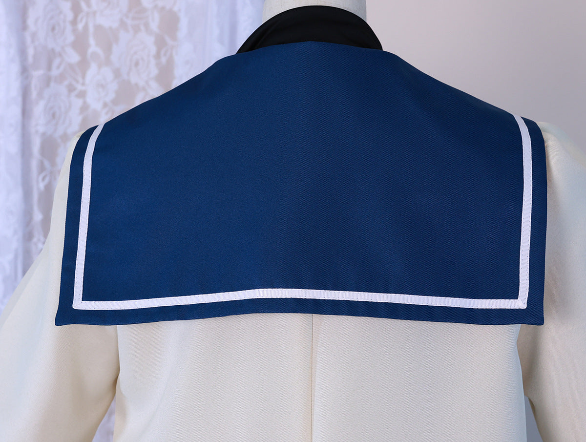 Black Butler Ciel Phantomhive Scallop Cosplay Costume Suit for Halloween