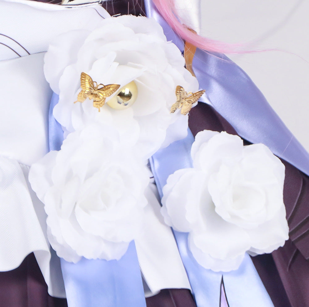 Honkai Impact 3rd Elysia Maid Cosplay Costume Outfit for Halloween